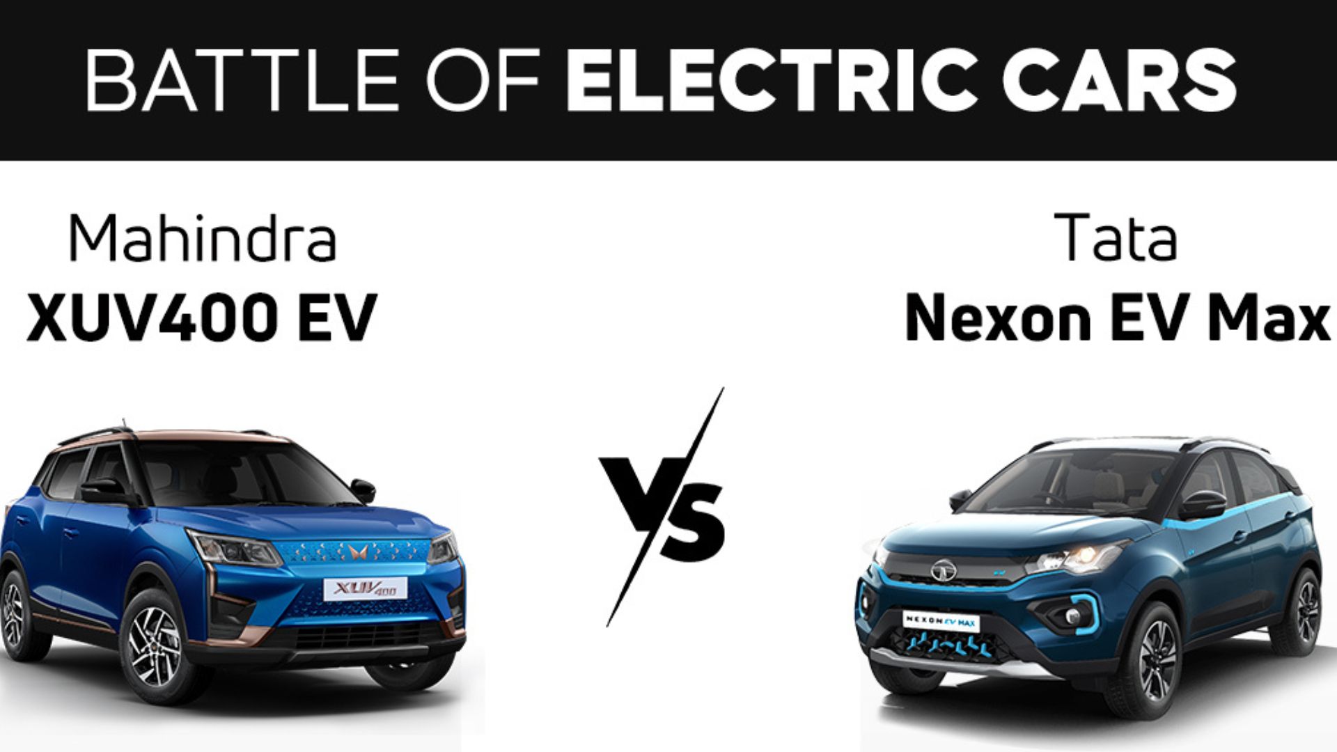 Mahindra XUV400 Vs Tata Nexon EV Price, SUV Video Comparison Review